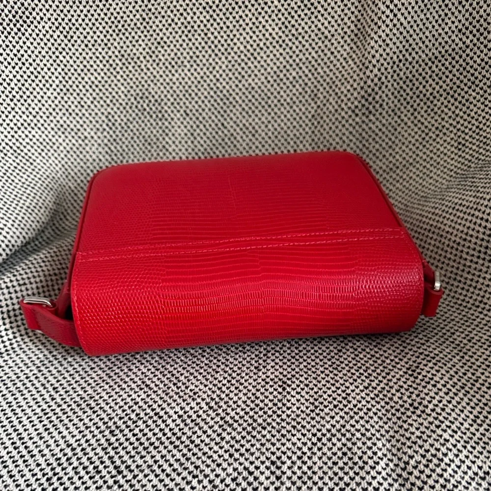 Ateliers Auguste | Mini Monceau Silver Edition Red Lizard Embossed - Picture 6 of 14